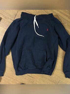 Ralph Lauren Navy Pullover Hoodie